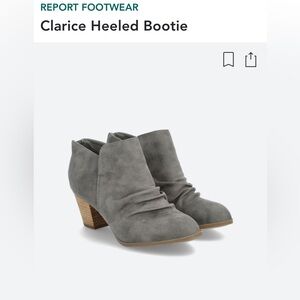 Report Grey Booties